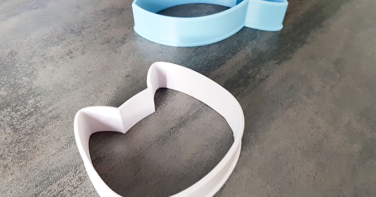 COOKIE CUTTERS CAT AND FISH by DREIDK Download free STL model