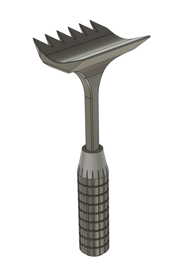Small rake by Ravenwreck Download free STL model