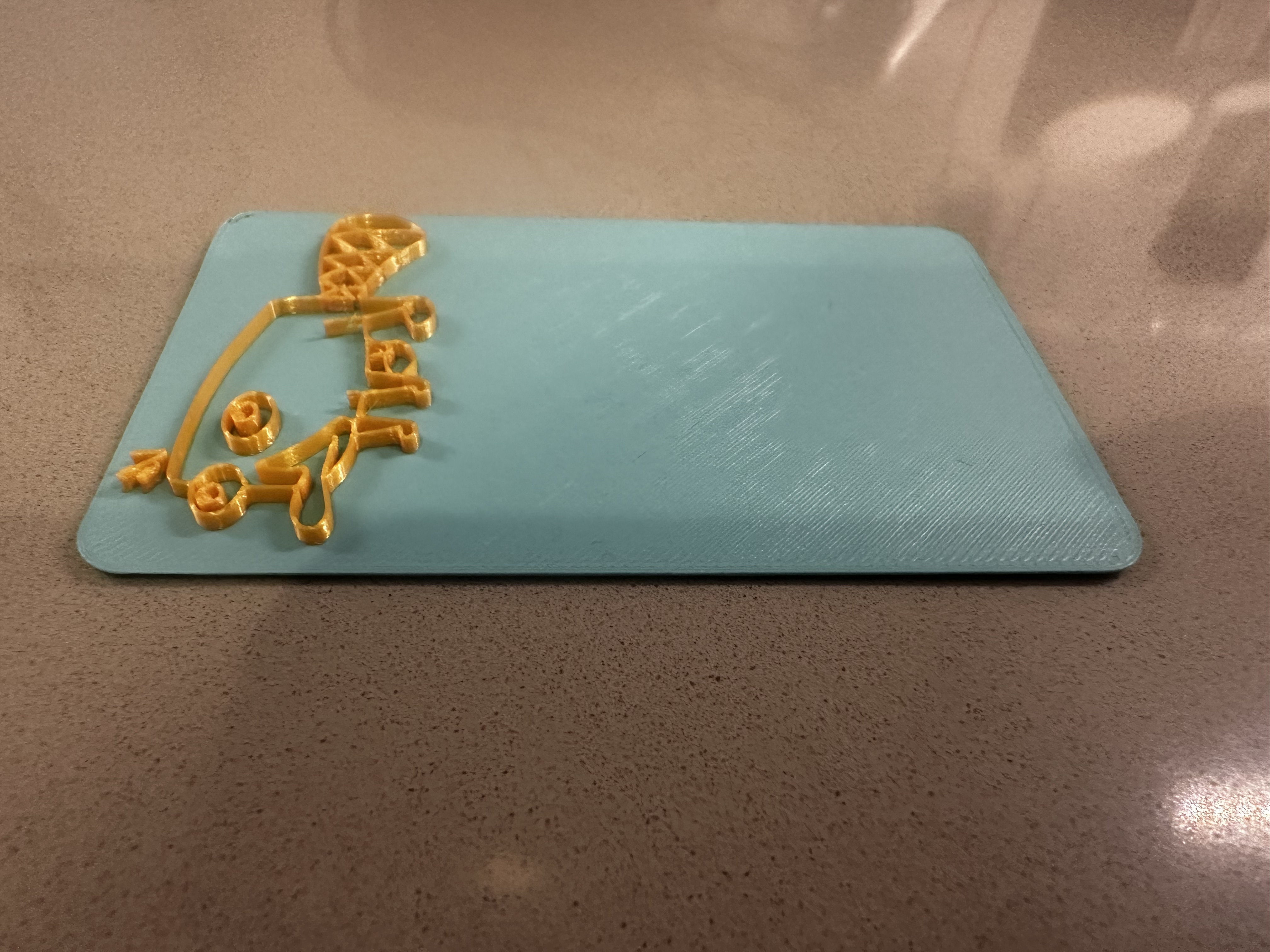 Perry the Platypus cruise ship room card for lights