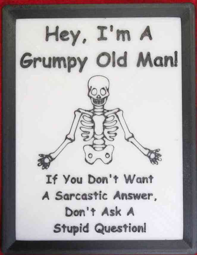 Im A Grumpy Old Man Desk Wall Sign Plaque By Jimsheldon Download