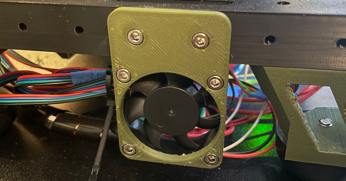 Rook MK1 Controller Fan Mount by ImSteffe Download free STL model