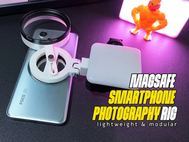 PPBuddy - Lightweight Modular Magsafe Smartphone Photography Rig