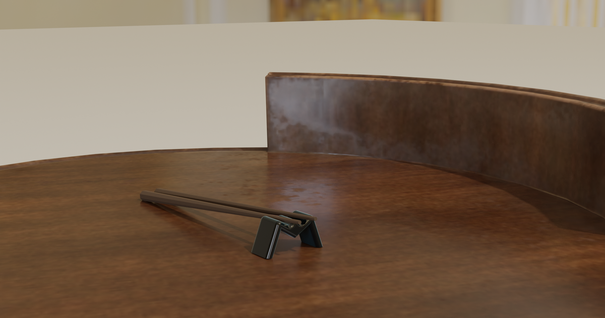 Minimalistic Chopstick holder by KrissiBT Download free STL model