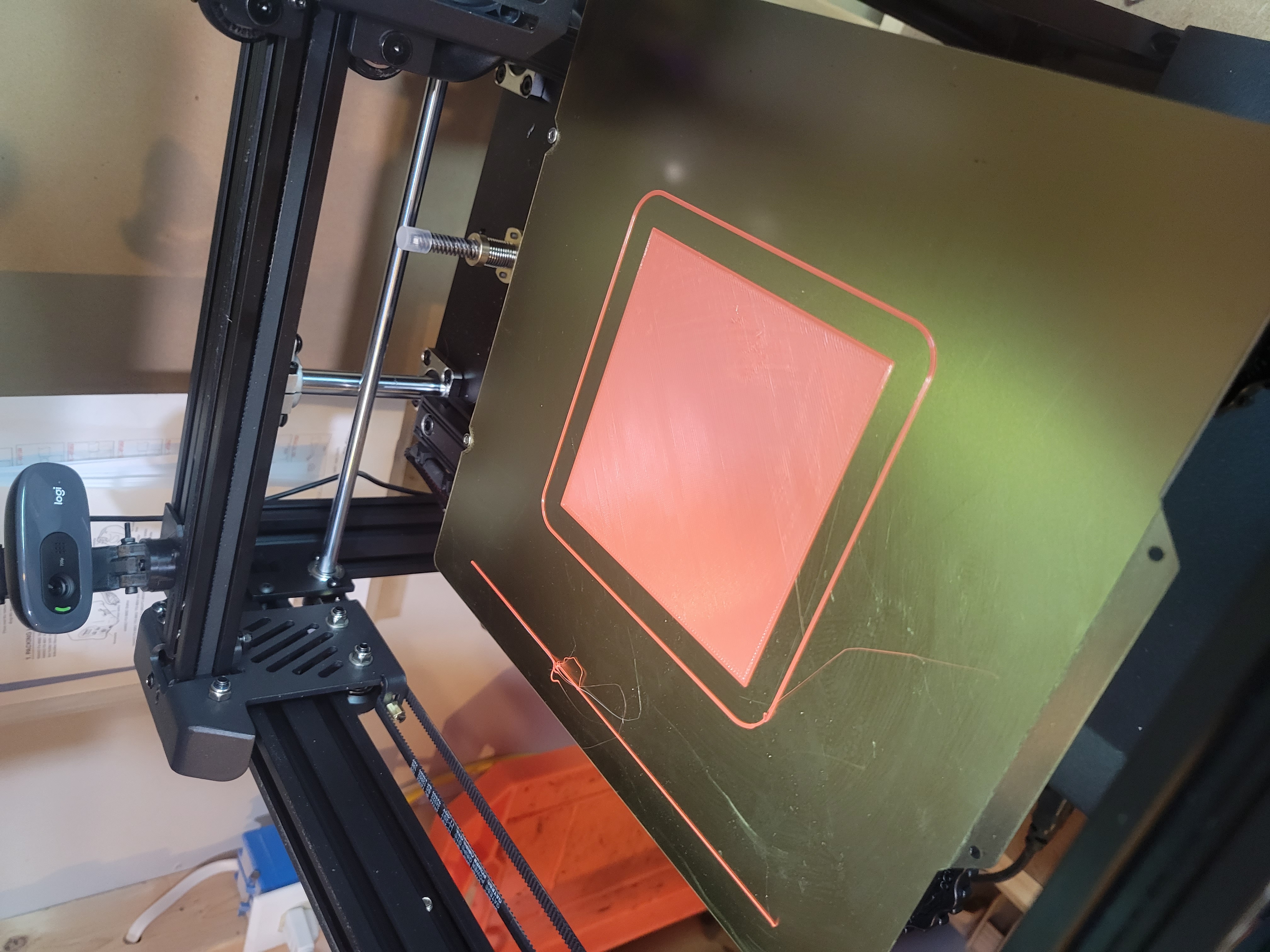 Bed Level First Layer Calibration 100 x 100