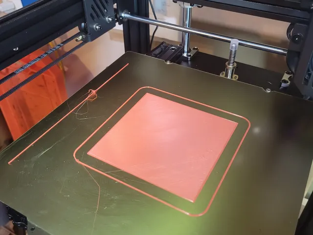 Bed Level First Layer Calibration 100 x 100