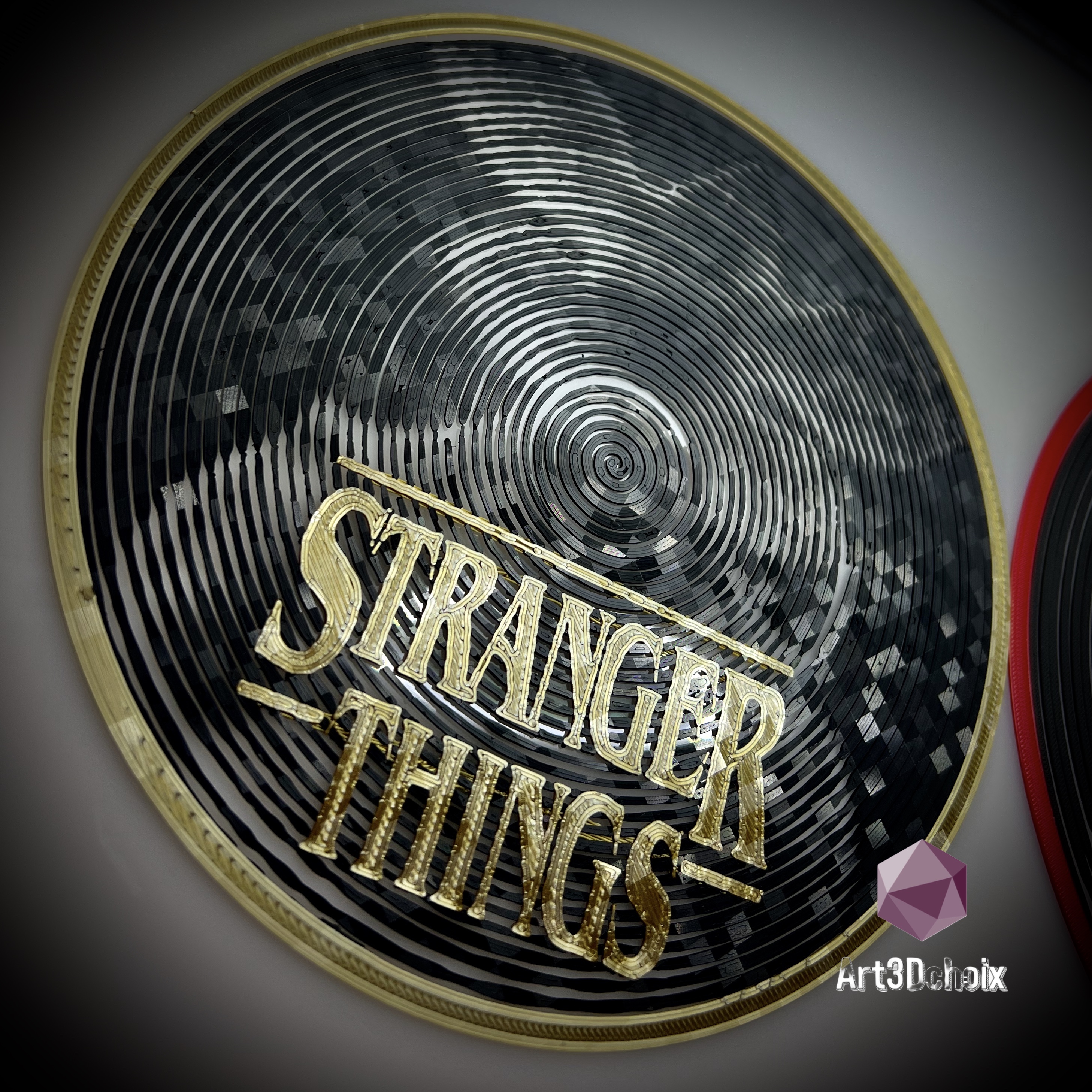 Demogorgon Stranger Things optical illusion By Art3Dchoix