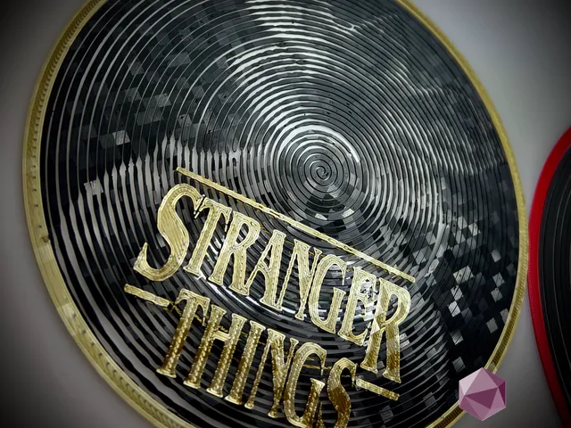 Demogorgon Stranger Things optical illusion By Art3Dchoix