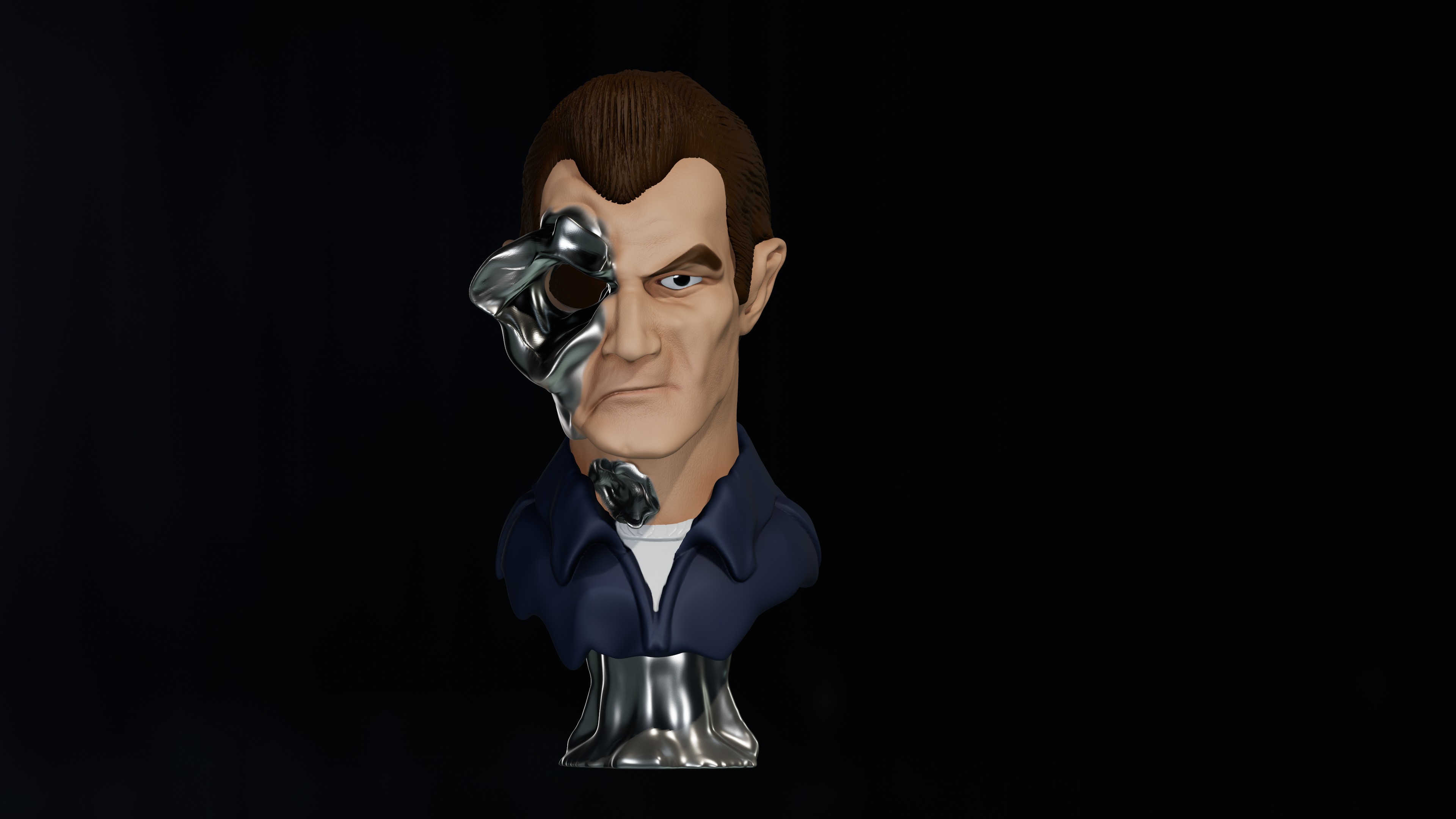 Terminator 2 T-1000 Liquid Metal Bust