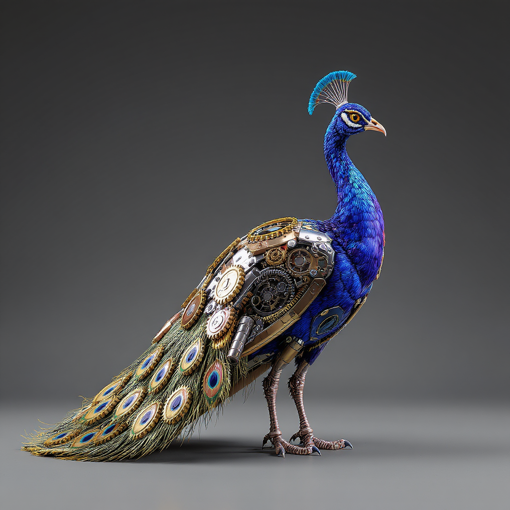 Steampunk Peacock