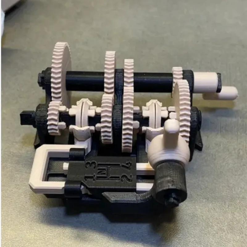 Nice Gears on Automatic Transmission Model made with 3D Printer