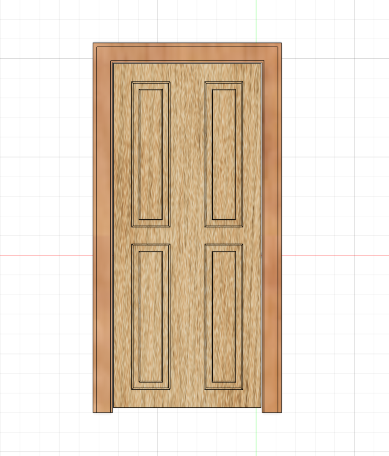 Dollhouse door by fotonoska | Download free STL model | Printables.com