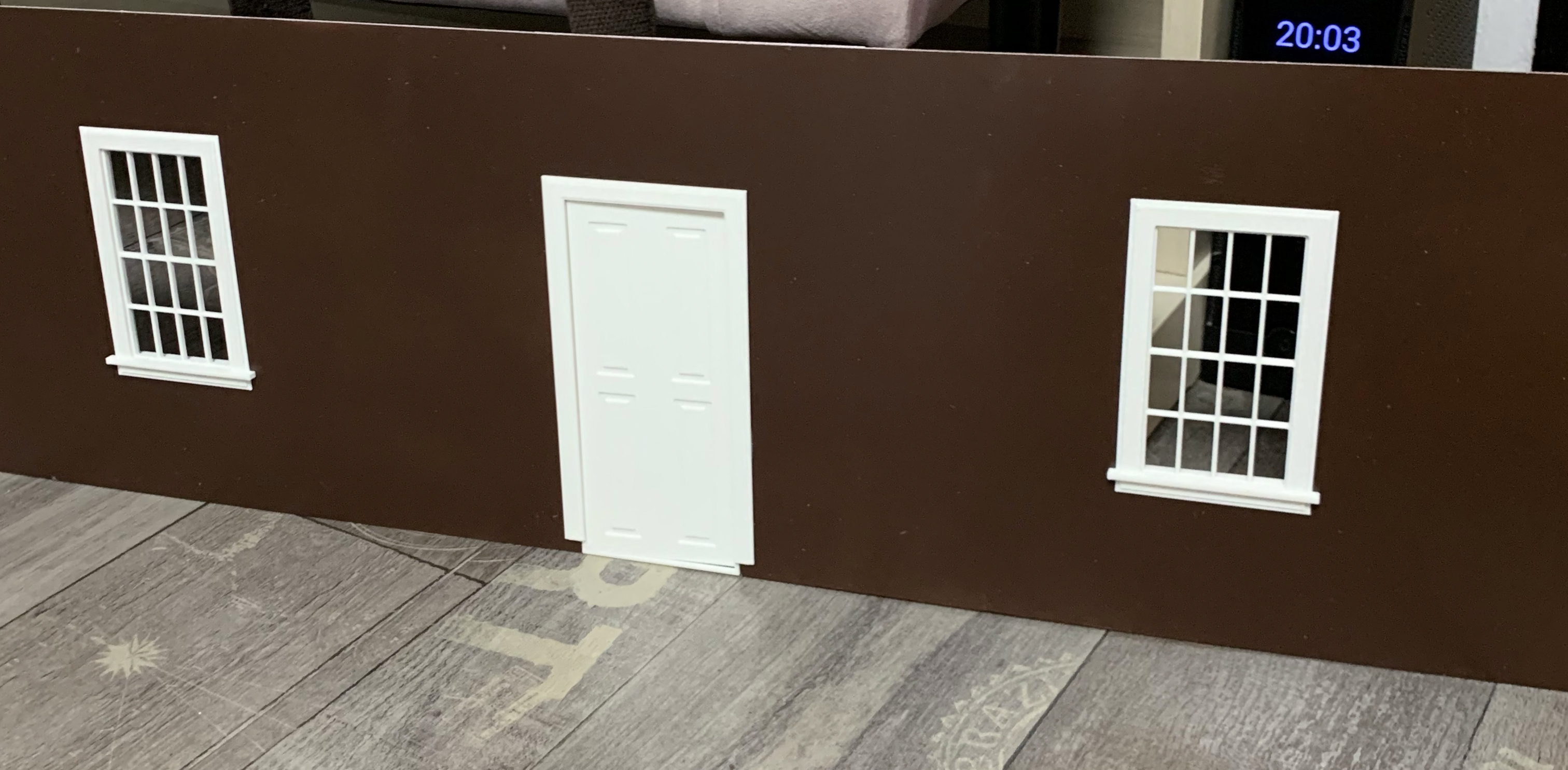 Dollhouse door by fotonoska | Download free STL model | Printables.com
