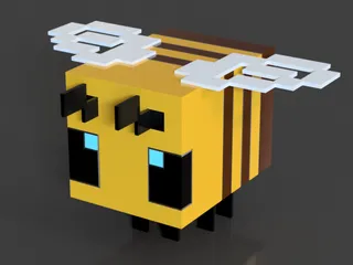 Minecraft Bee by MarkGee, Download free STL model