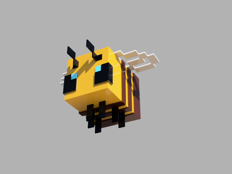 Easy Minecraft Bee By Pipboy57 