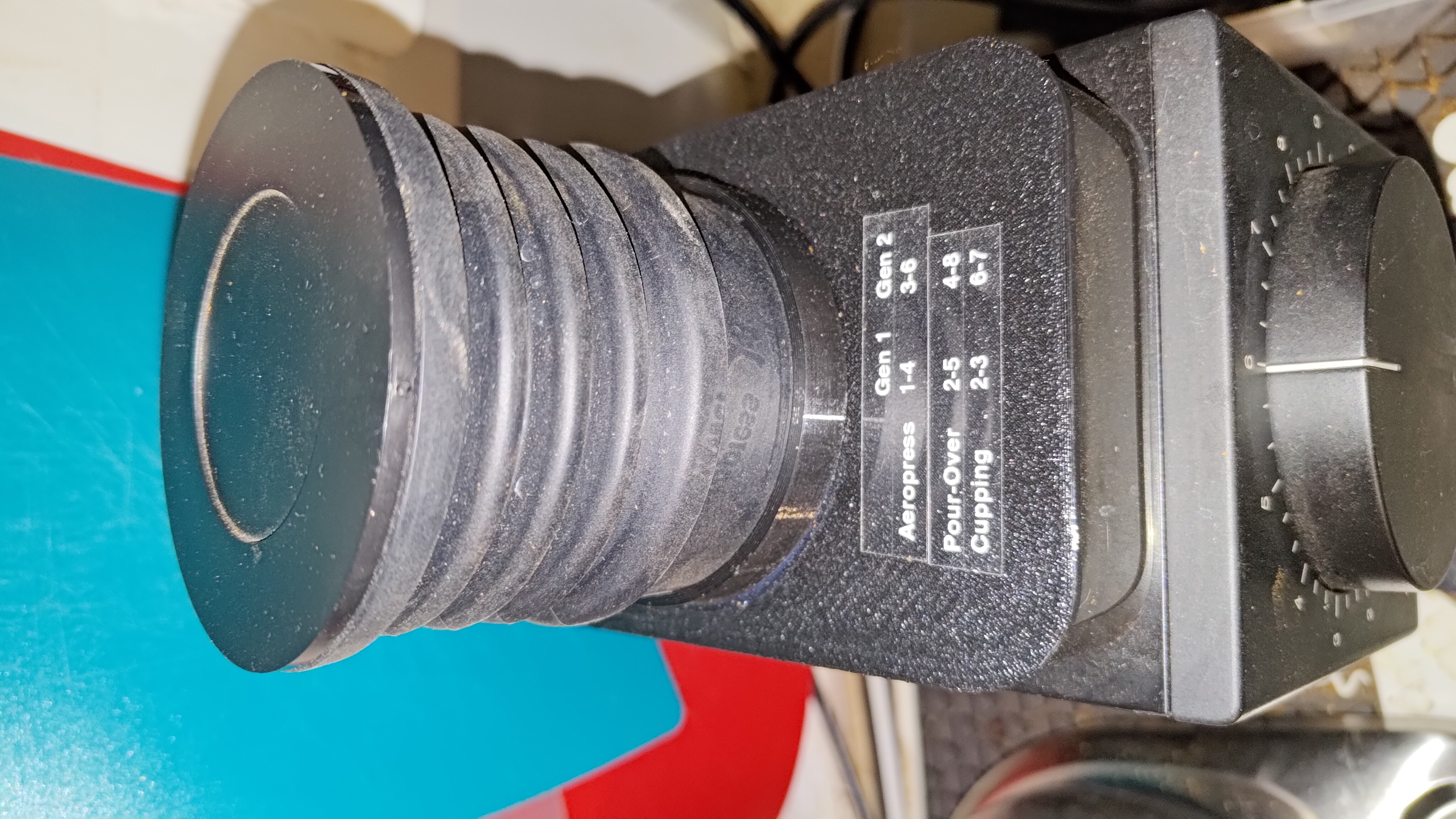 Fellow Ode Bellow Lid two parts no support needed
