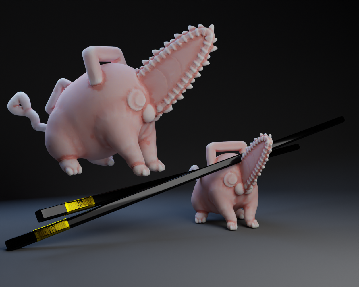 Ponchita Chainsaw Man Chopstick Holder