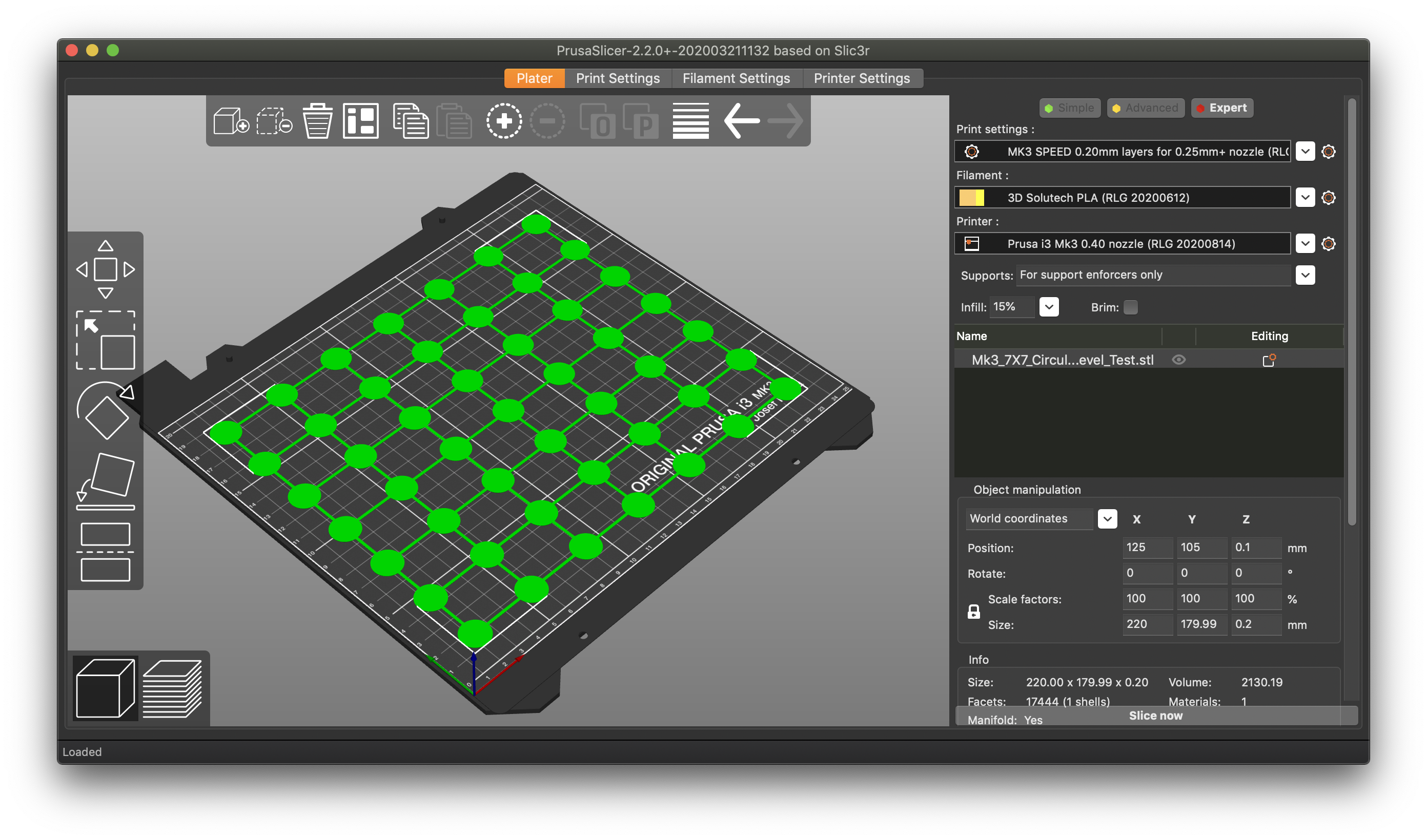 Miniatura 4 do modelo 3D Parametric Bed Level Test Generator