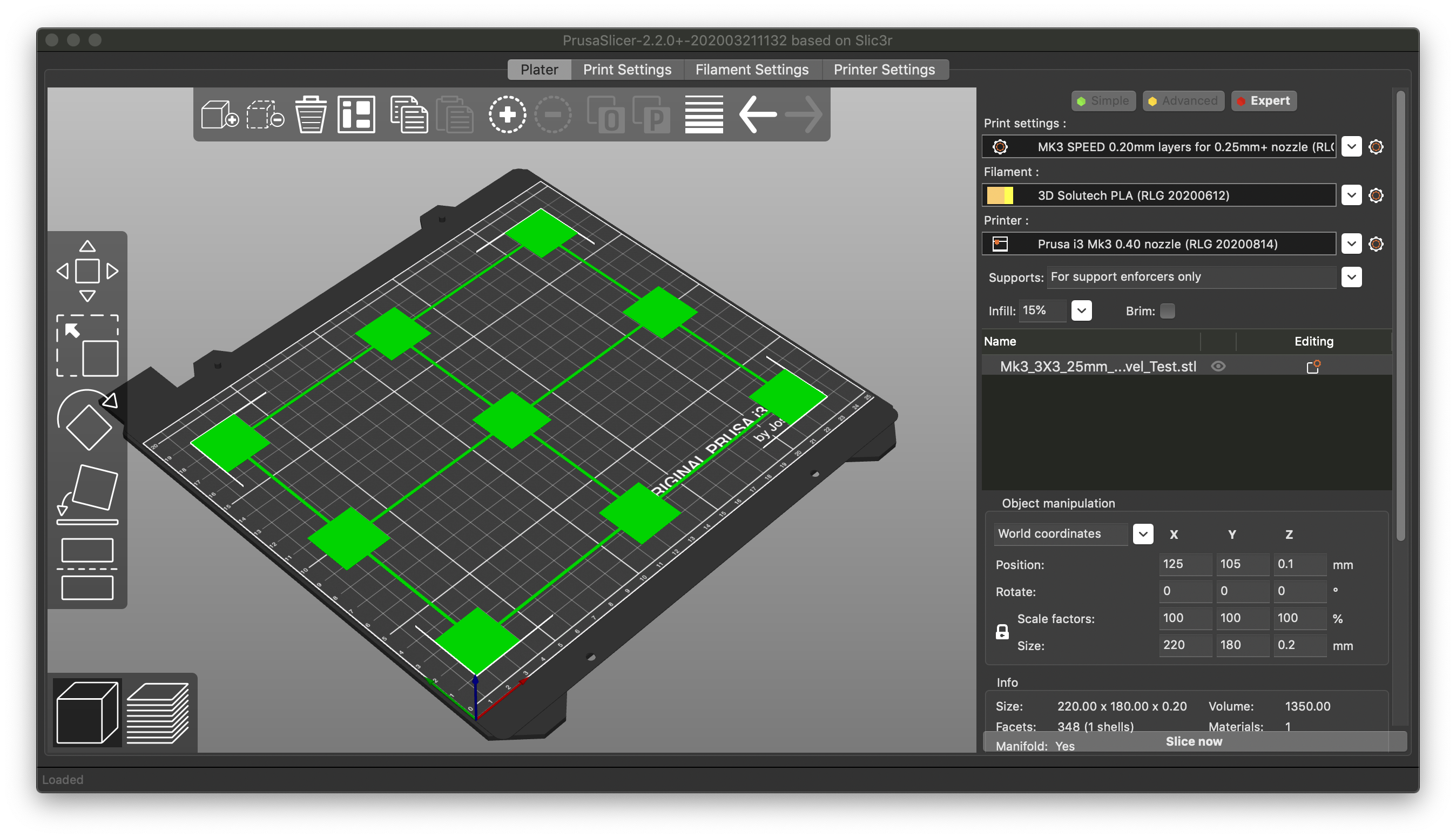 Miniatura 3 do modelo 3D Parametric Bed Level Test Generator