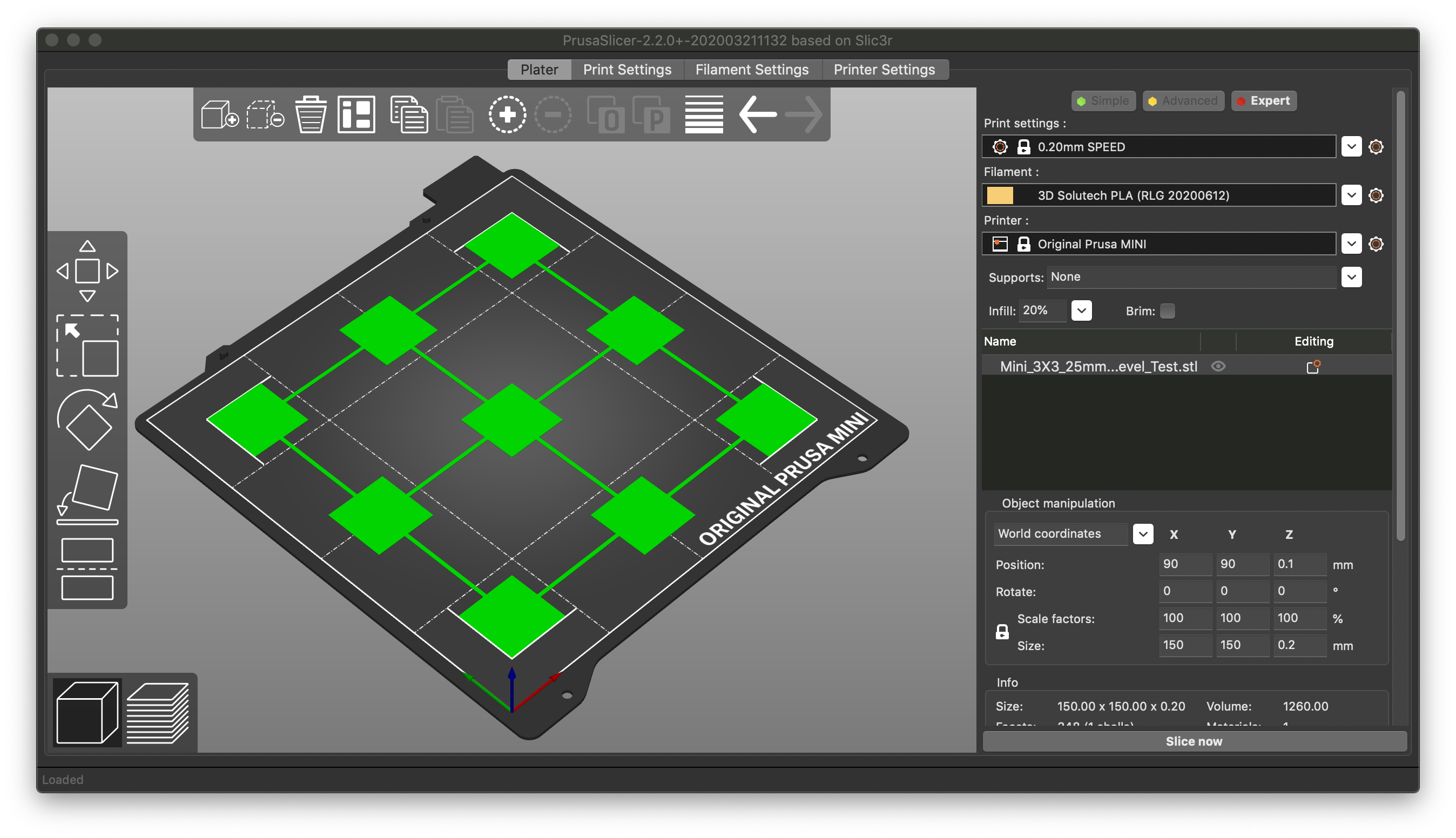 Miniatura 2 do modelo 3D Parametric Bed Level Test Generator