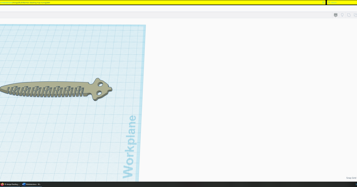 Remix butterfly knife (as comb) by TAPSSebas Download free STL model