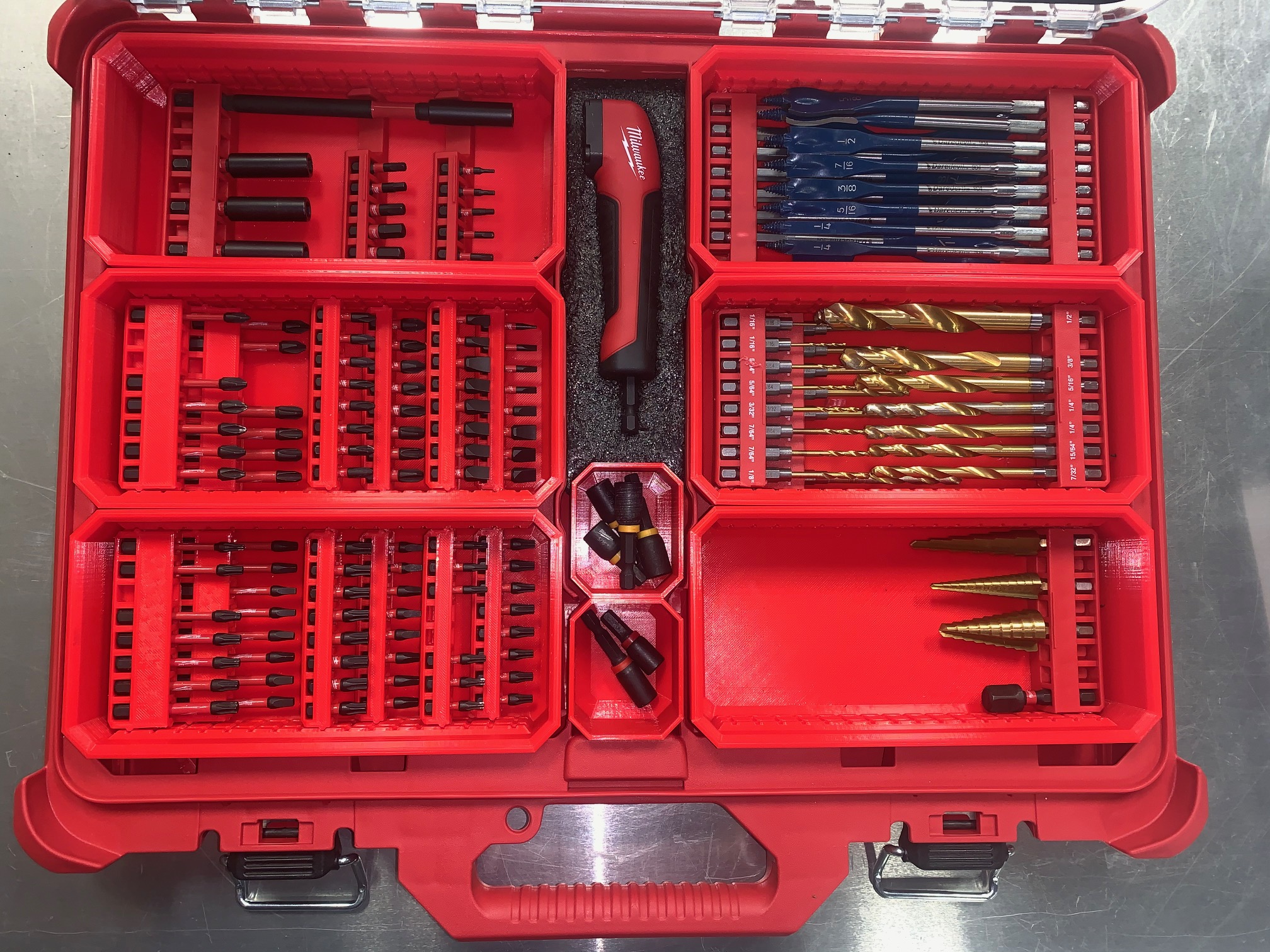 Milwaukee Drill/Driver Bit Packout Organization by maxelman Download