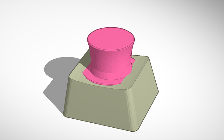 Top Hat MX-Style Keycap by TheYellowDuck | Download free STL model ...