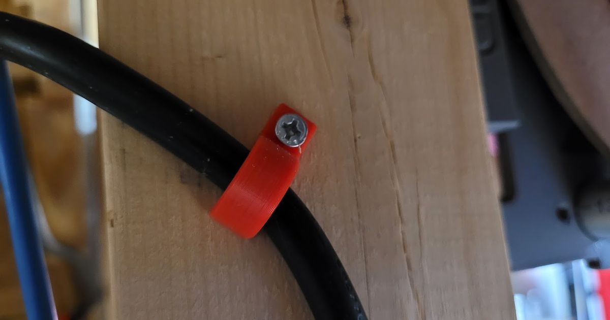 Extension Cord Bracket by chris.d Download free STL model