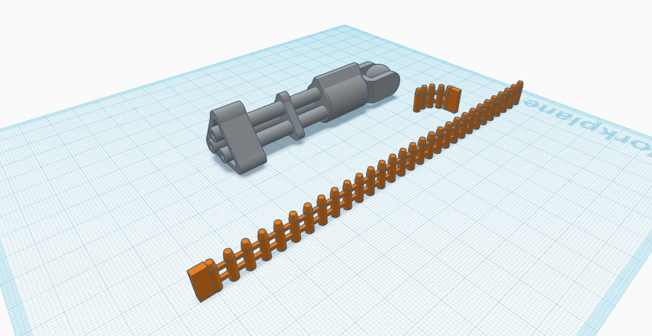 Lucky 13 arm mounted minigun