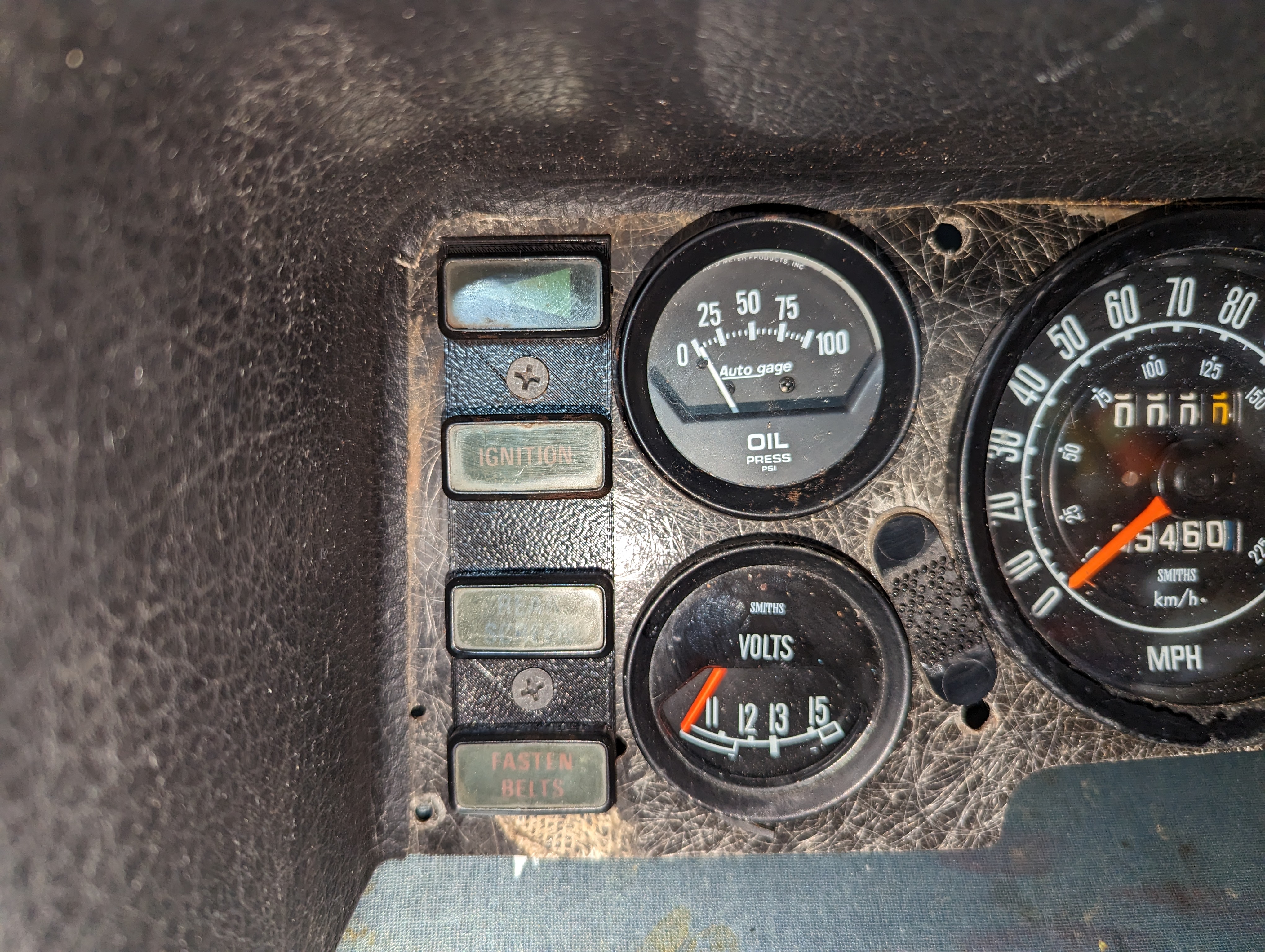 Lotus Elite Warning Light Mounting Bracket