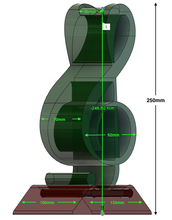 Headphone Stand Treble Clef By Muddymaker Download Free Stl Model Printables Com