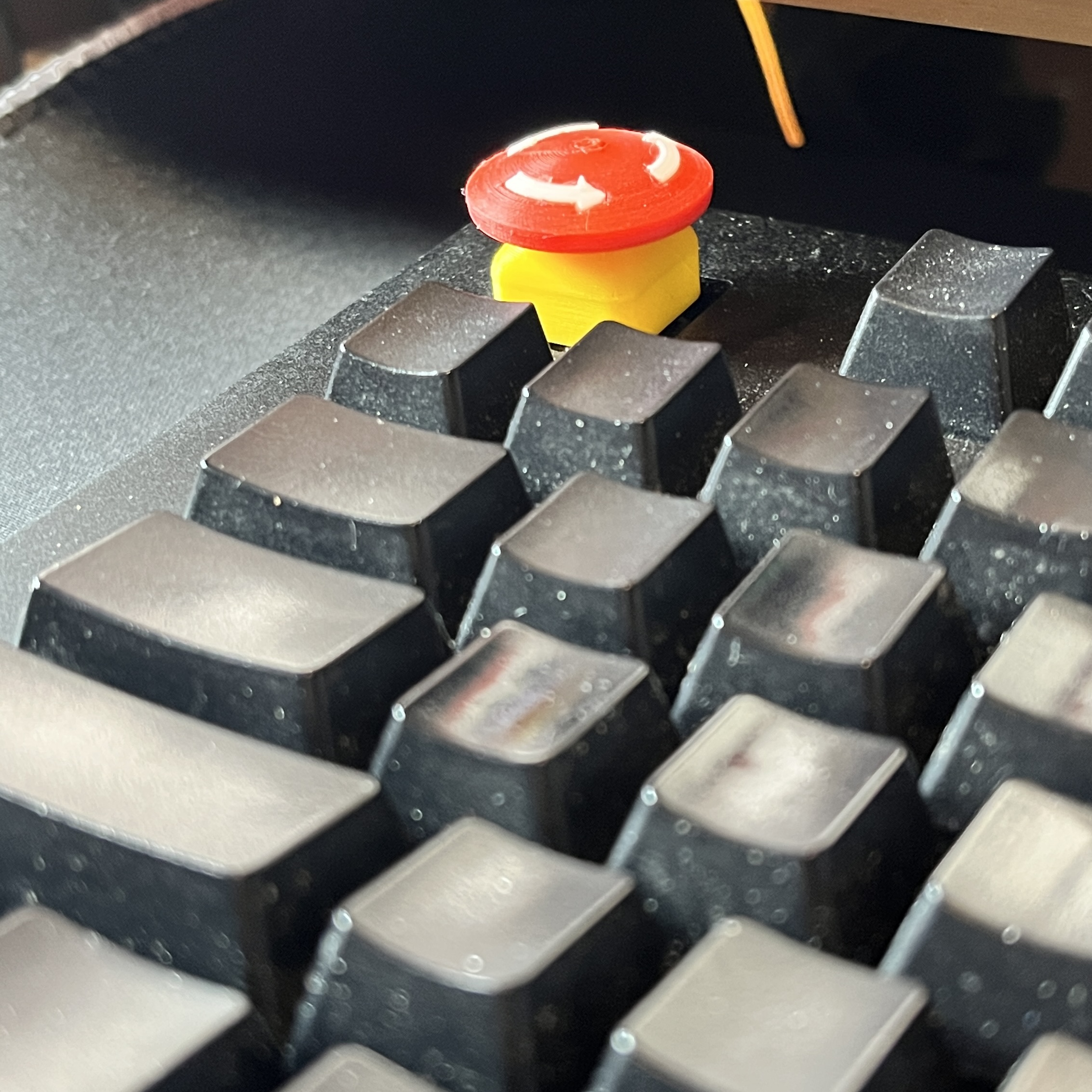 Extra Short Base for E-Stop Key Cap