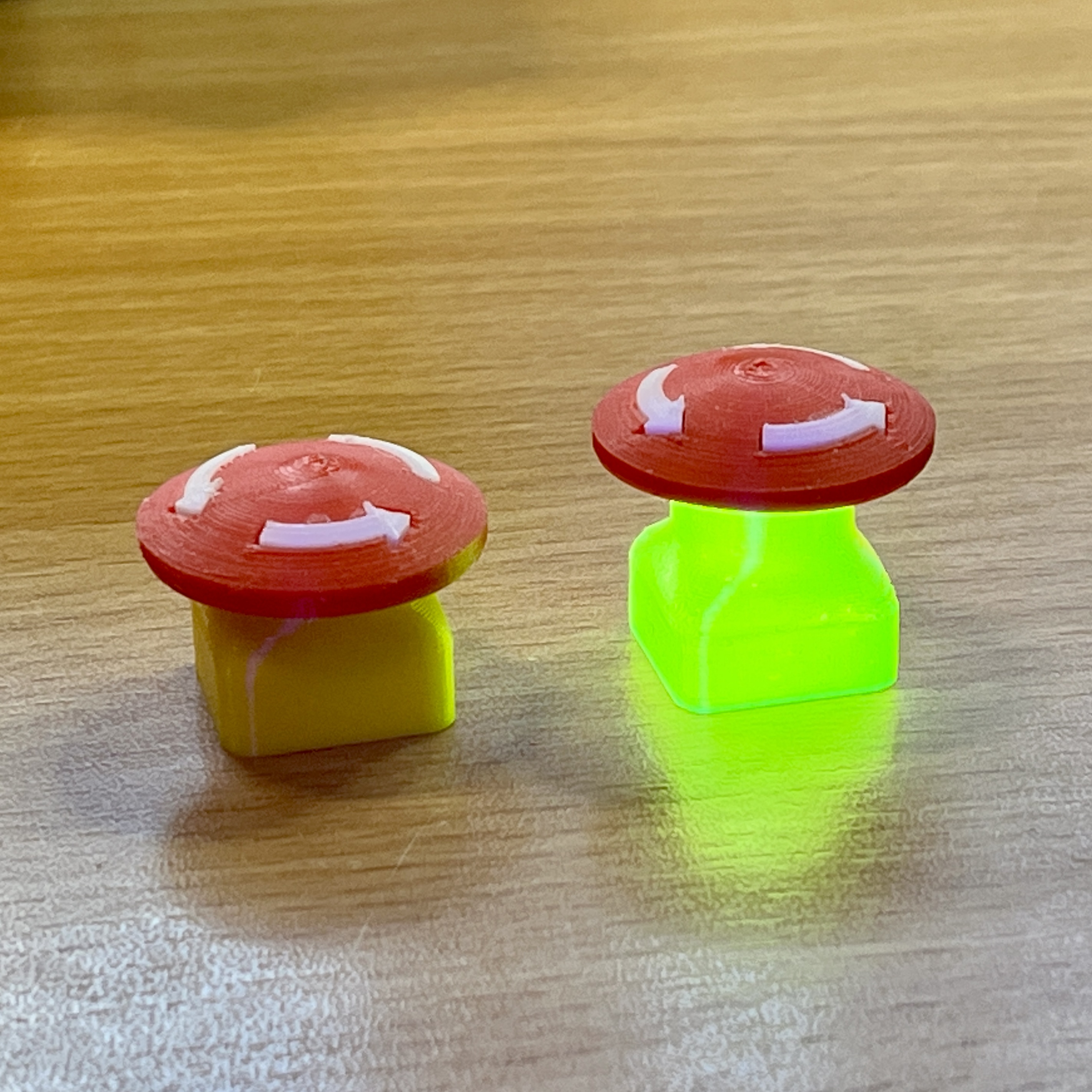 Miniatura 3 do modelo 3D Extra Short Base for E-Stop Key Cap