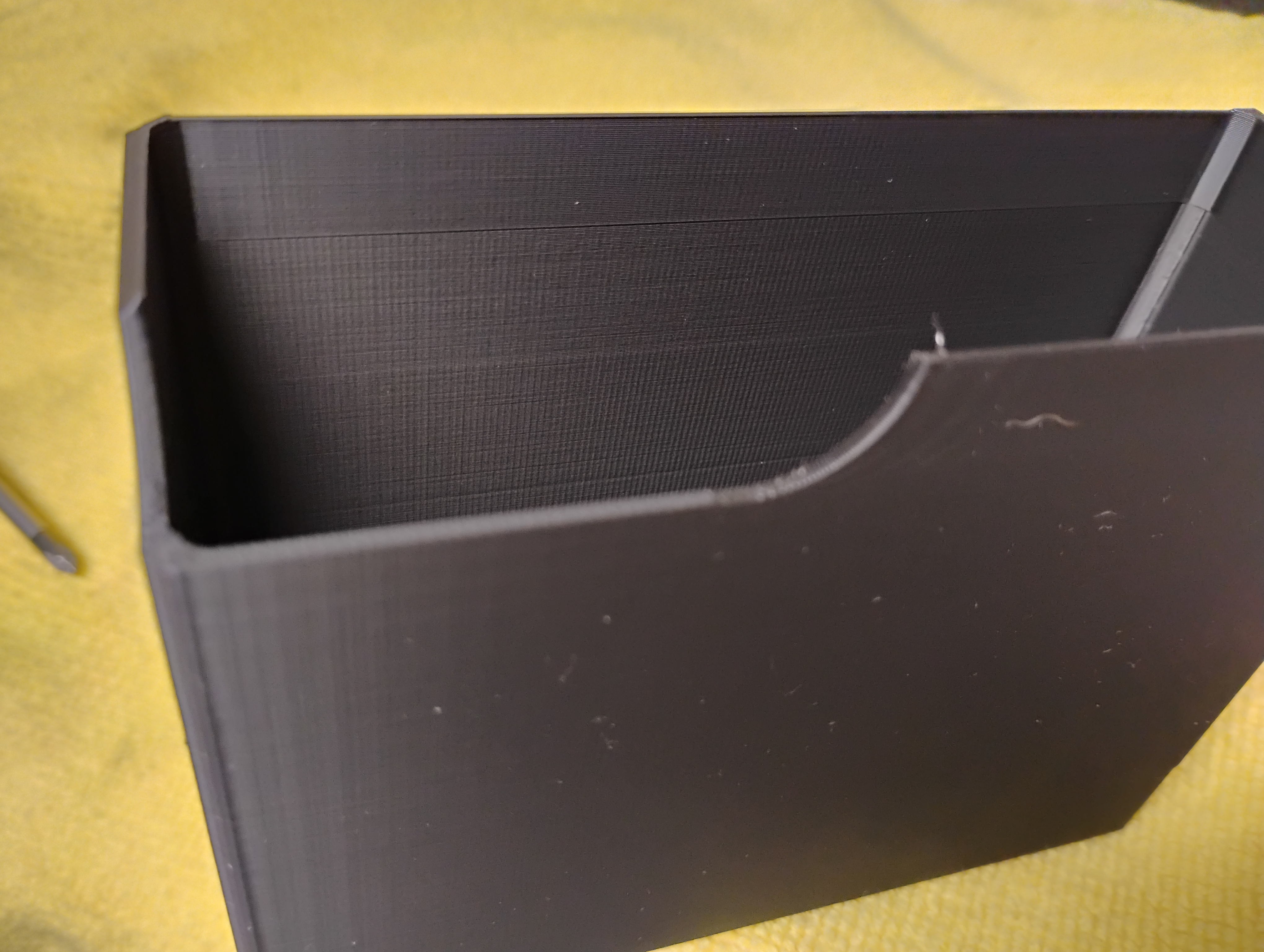 Drawer with screw clearance 3D model thumbnail