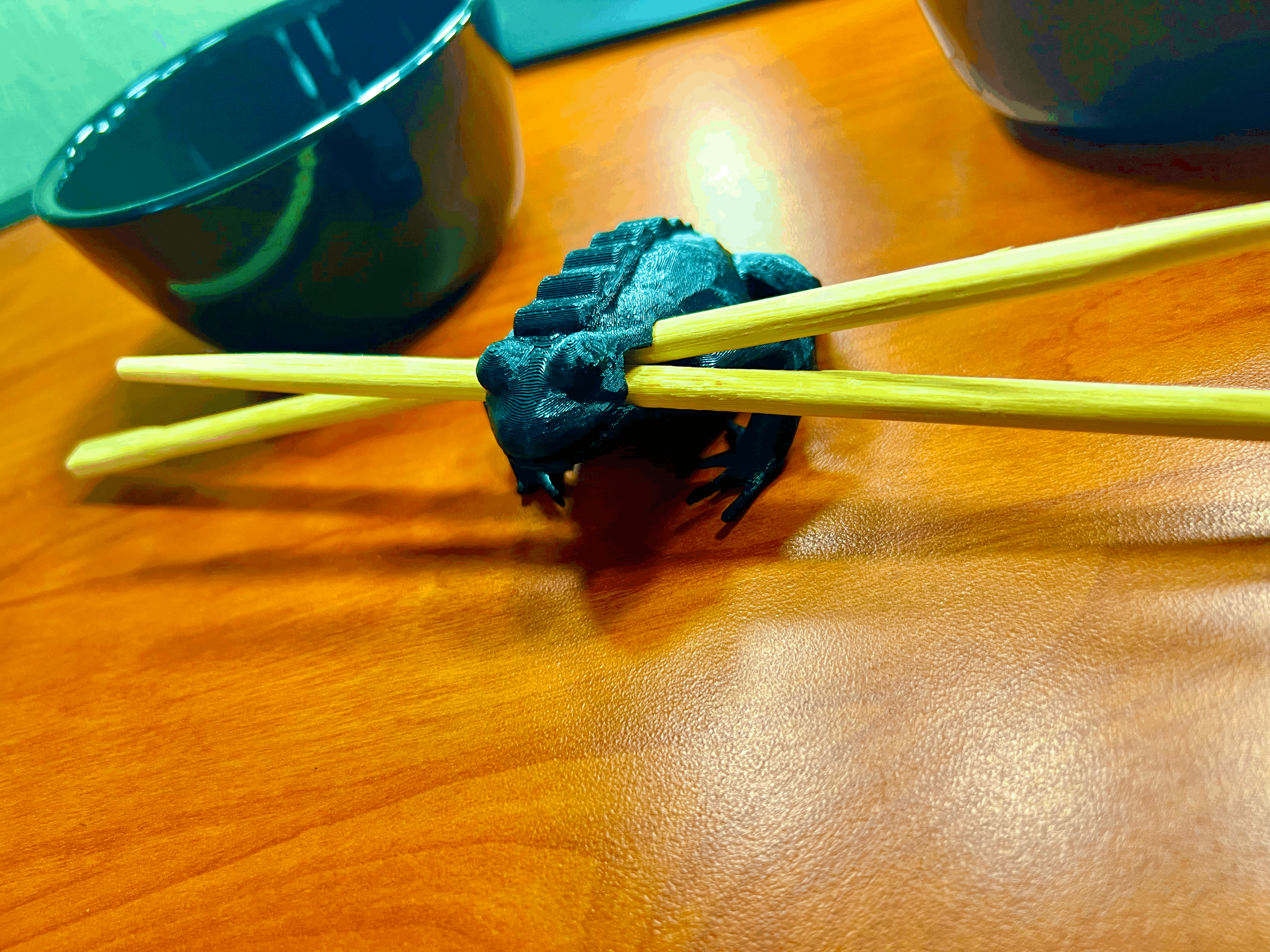 Chopstick Percussion Frog