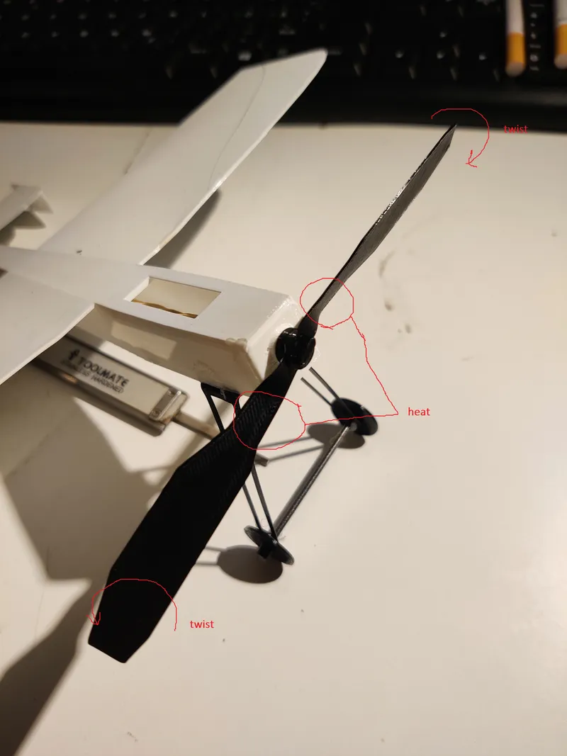 Improved Rubber Band Airplane by EJTH | Download free STL model ...