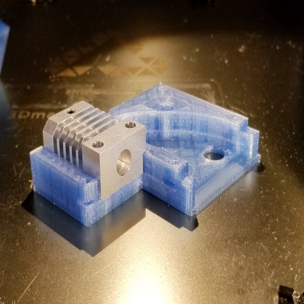 QMB Ender 3 Microswiss (clone) hotend and part cooler by glabifrons