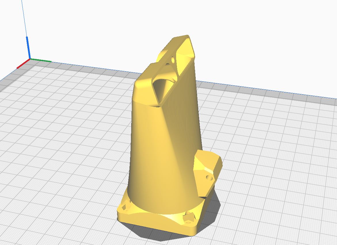 Reinforced 40mm fan inlet for EVA3 3D model thumbnail