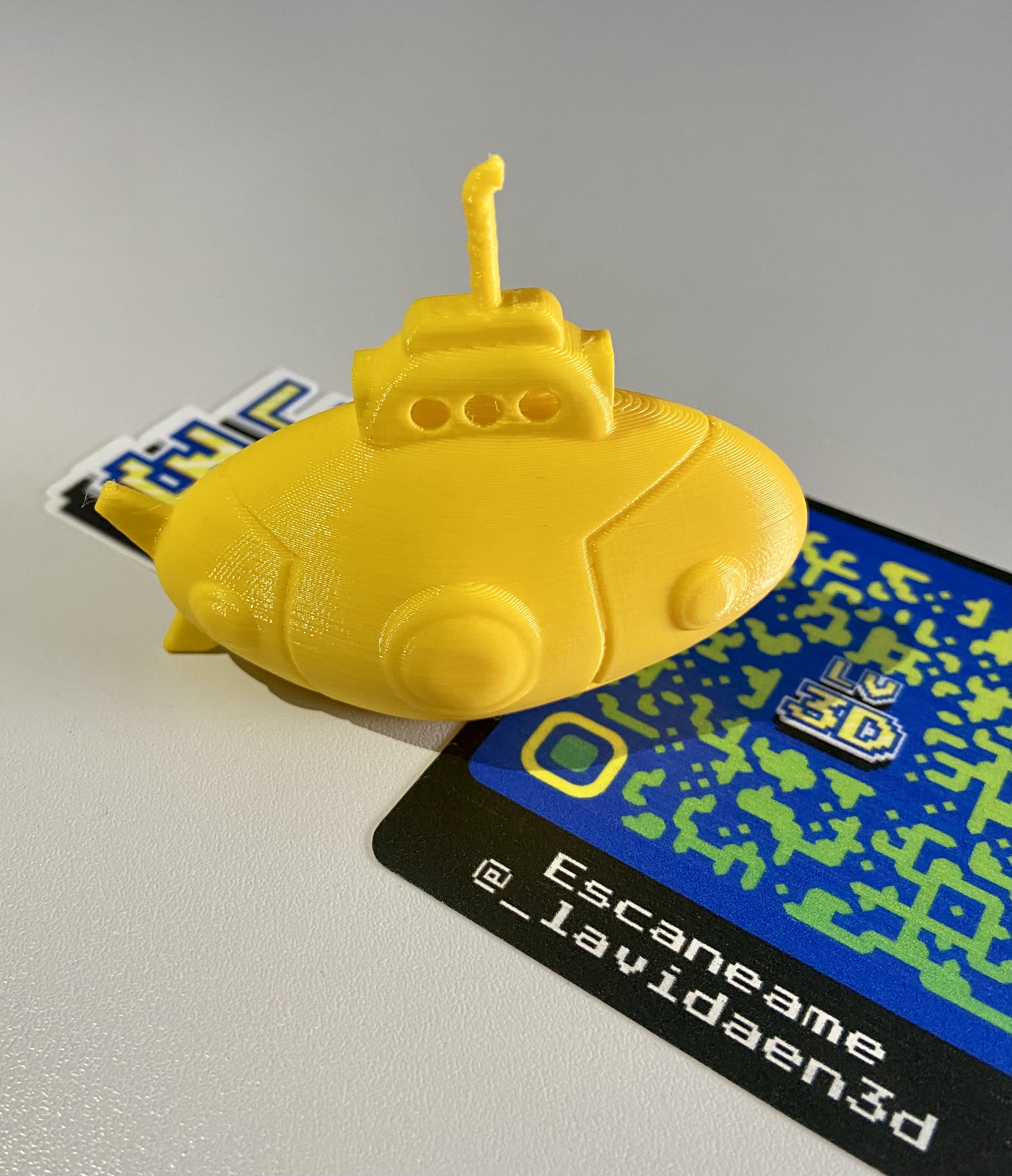 3D submarine test bench