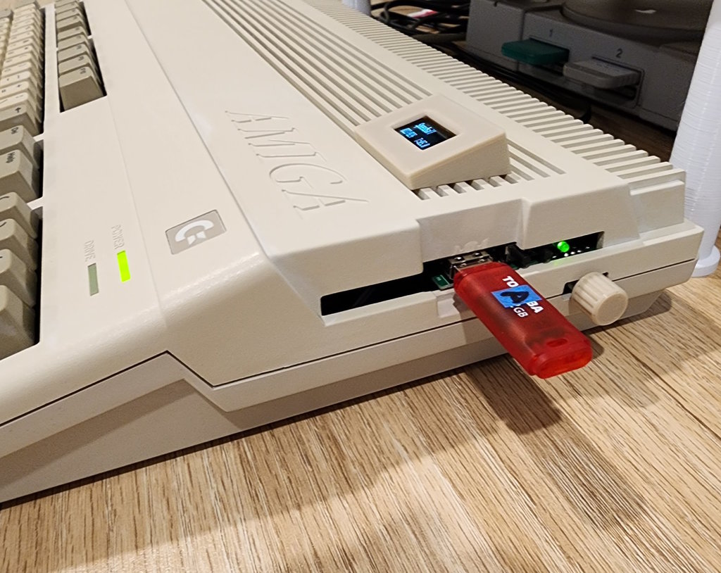 Amiga 500 Gotek bracket