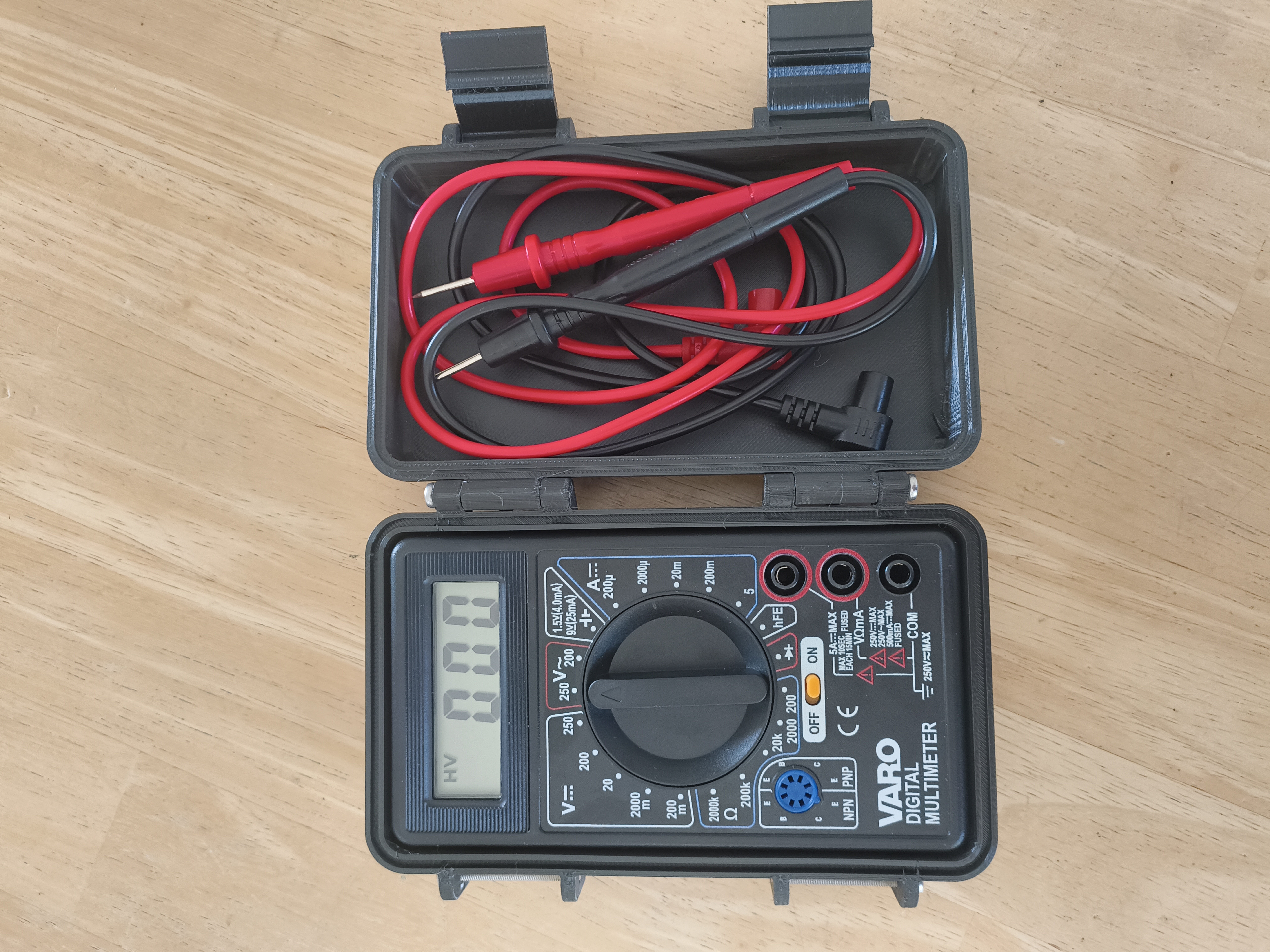 rugged box for cheap multimeter