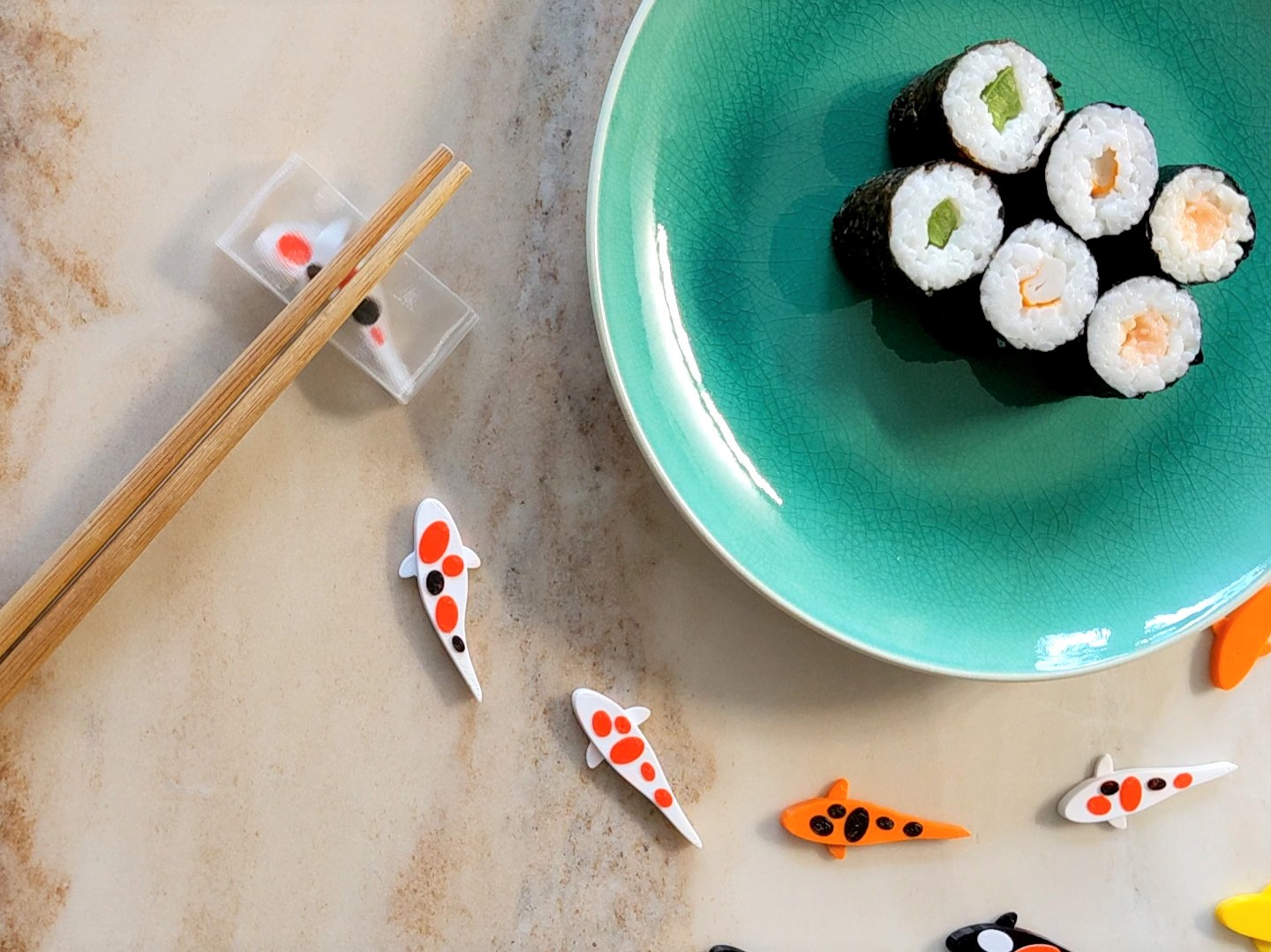 Koi Fish Chopstick Rest