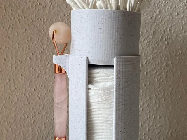Dispenser for Cotton Pads, Cotton Sticks and Face Roller