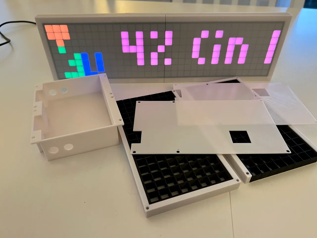 32x8 Display Case for PixelIt or WLed projects by Stéphane RATELET ...