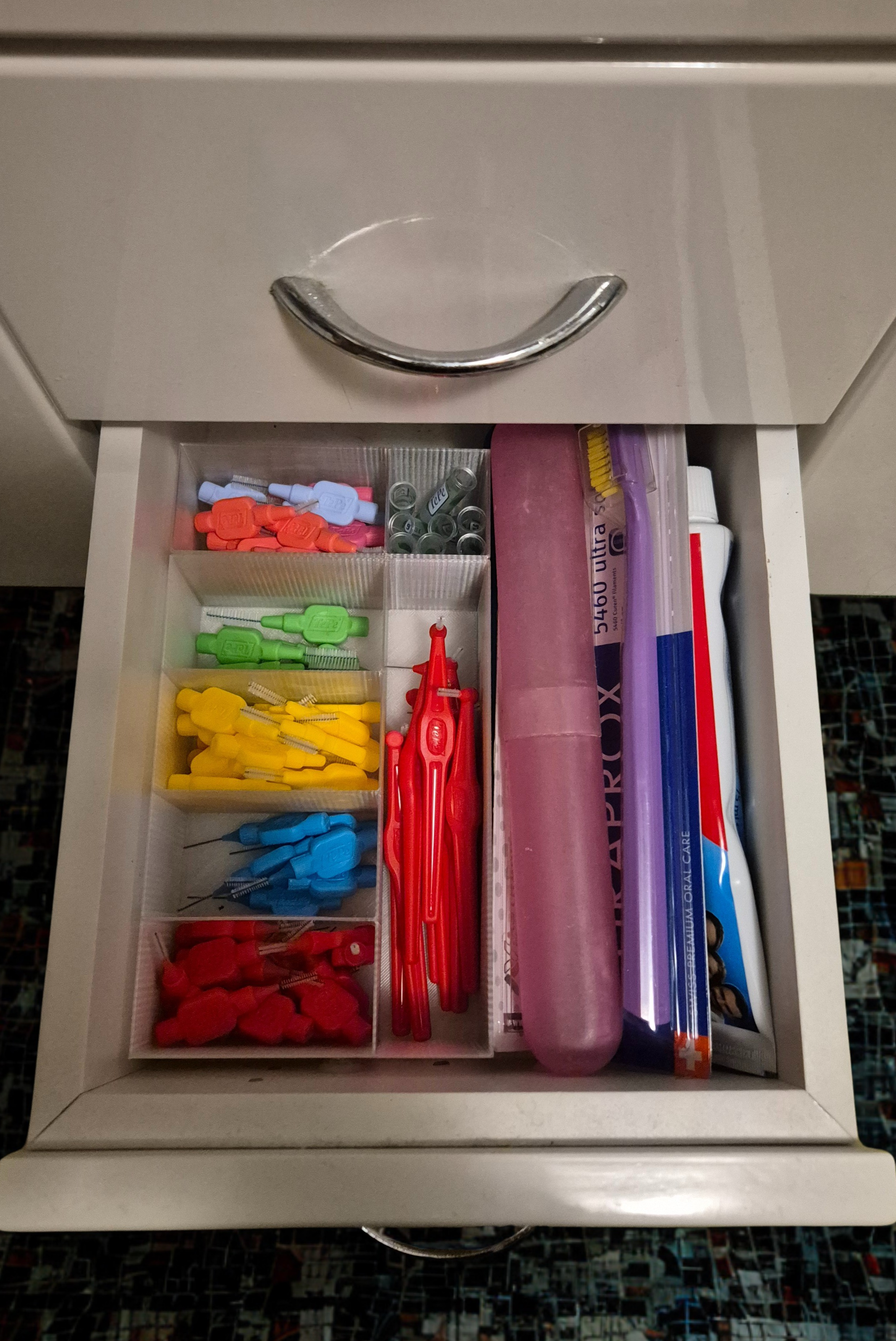 Extension box for TePe interdental brushes (organizer)