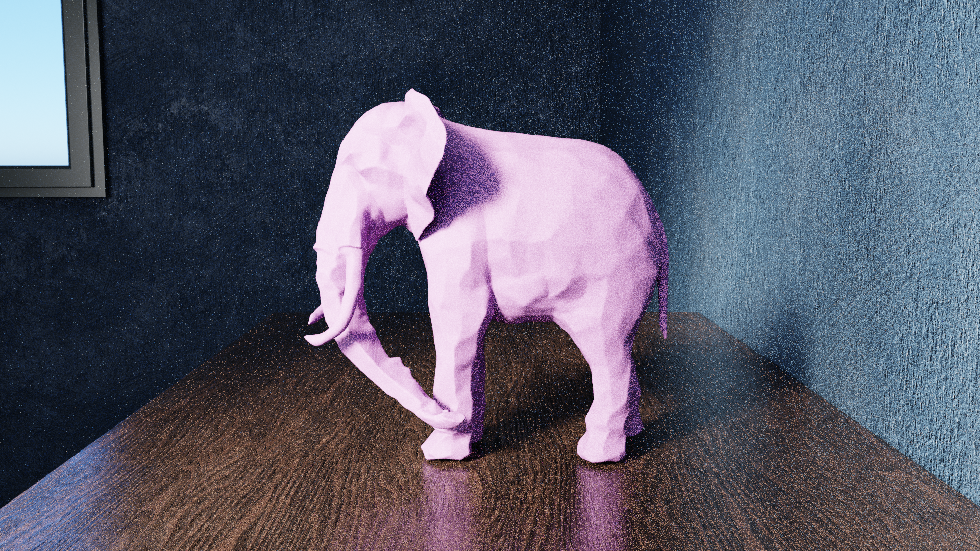 Low Poly Elephant — miniatura 6