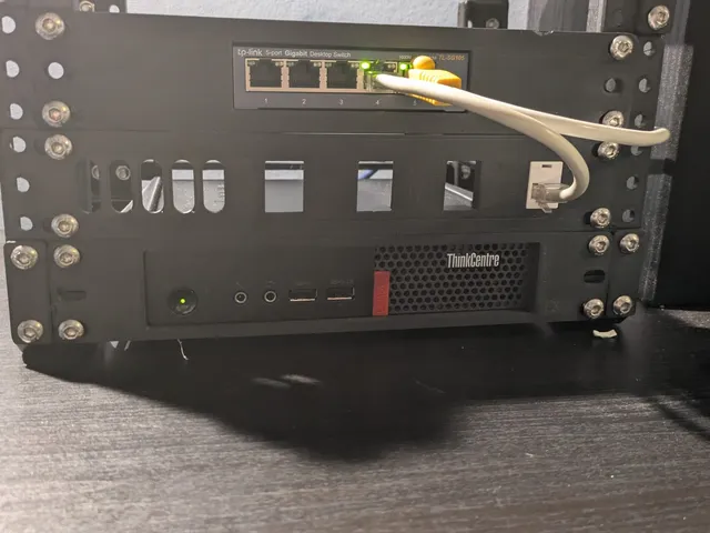 10" RJ45 coupling rack