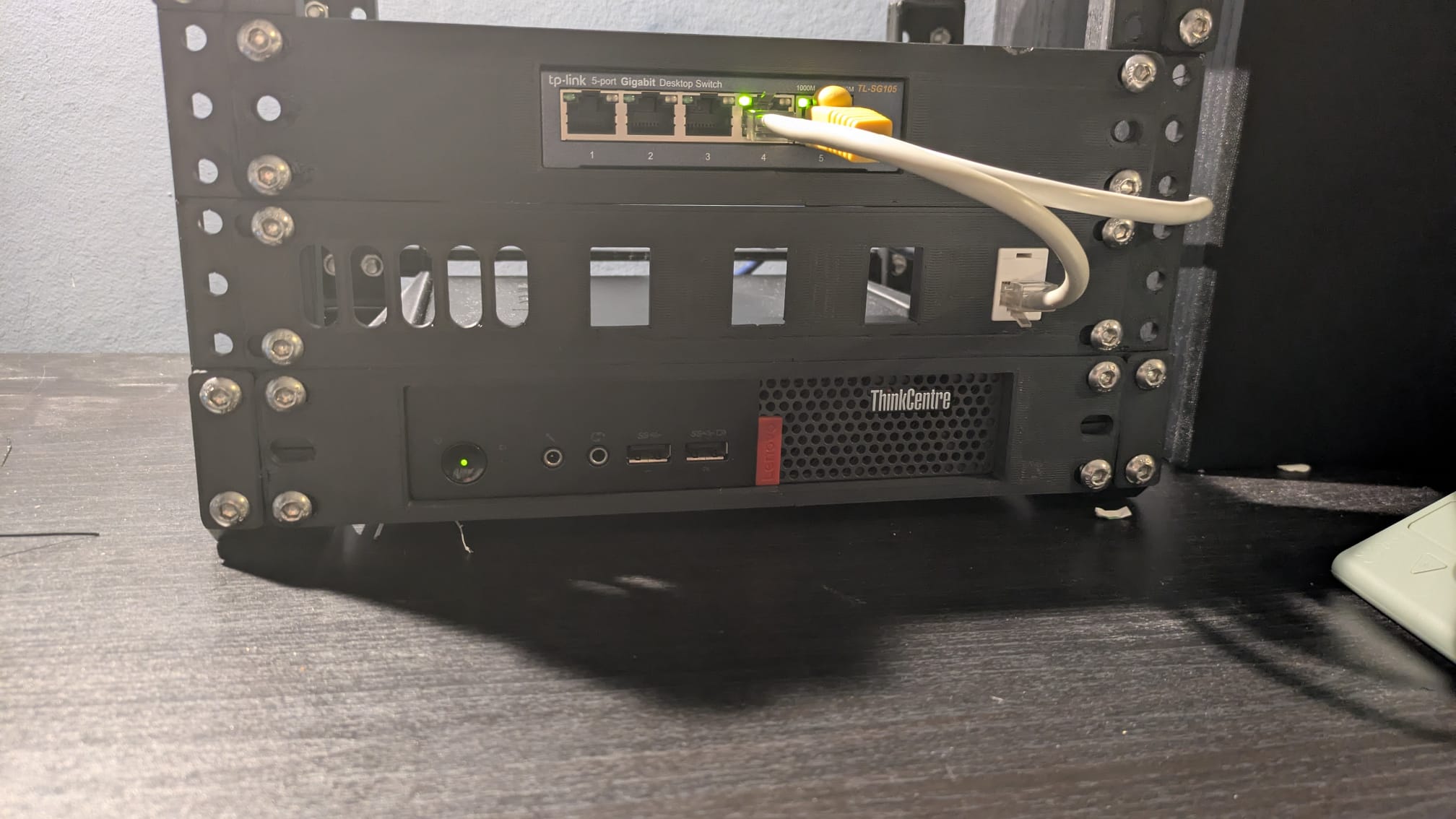 10" RJ45 coupling rack