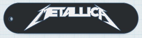 Metallica Keychain