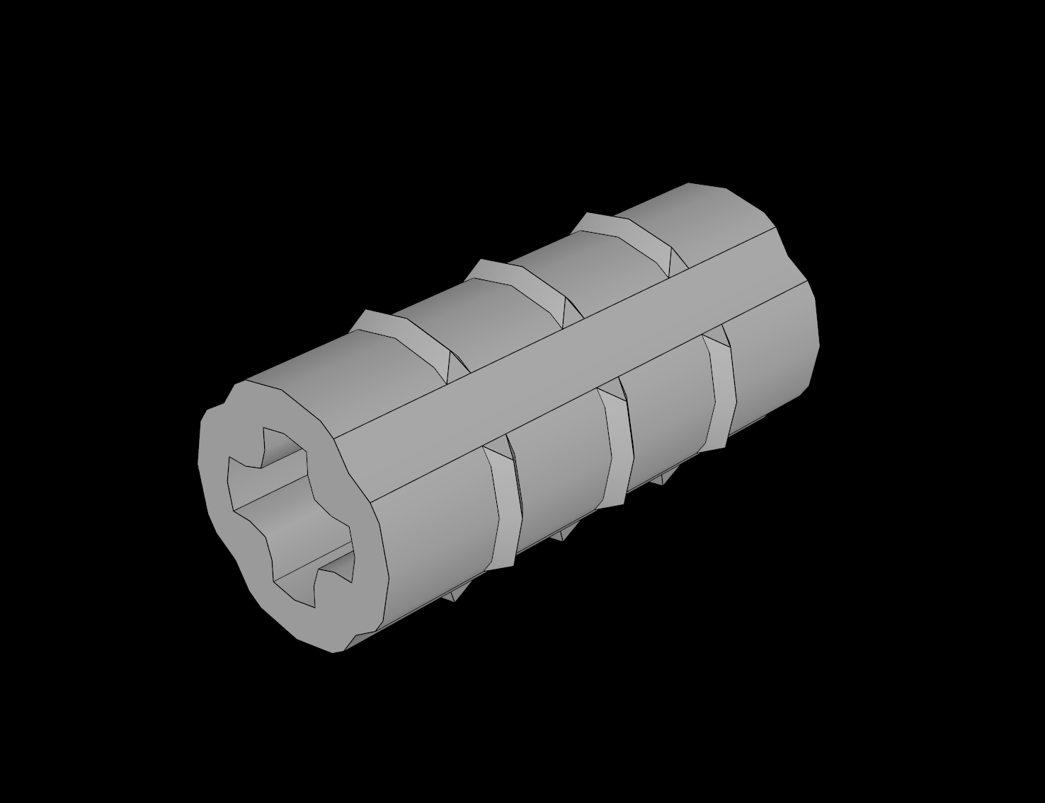 Lego Compatible (6538a.dat) Technic Axle Joiner