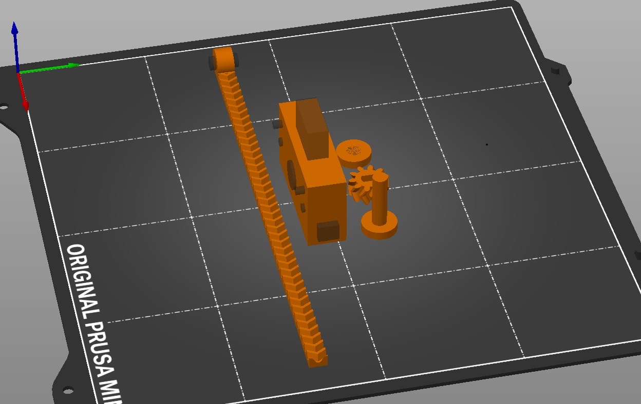 Simple 28BYJ48 linear actuator by Robbo Download free STL model